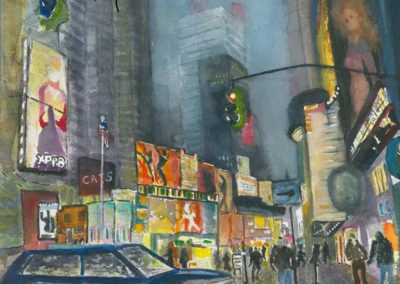 Dawn in Times Square