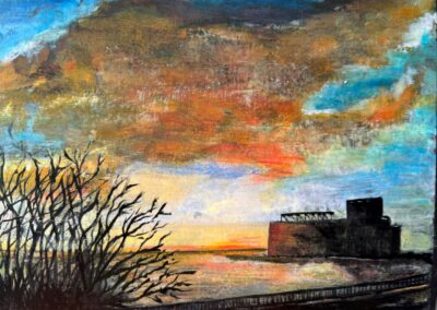 Sunset Over Lake Erie