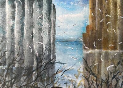 Grain Mills on Lake Erie